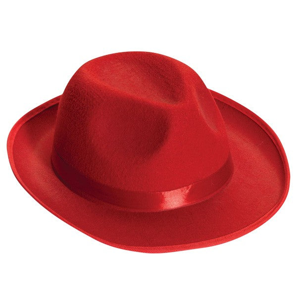 Fedora Felt Hat Red