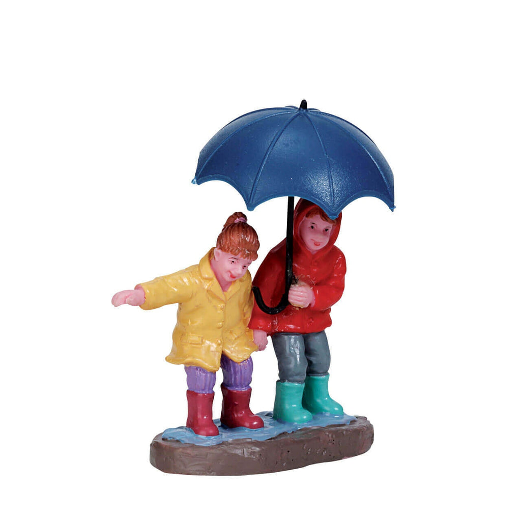 Lemax Figurine <br> Staying Dry