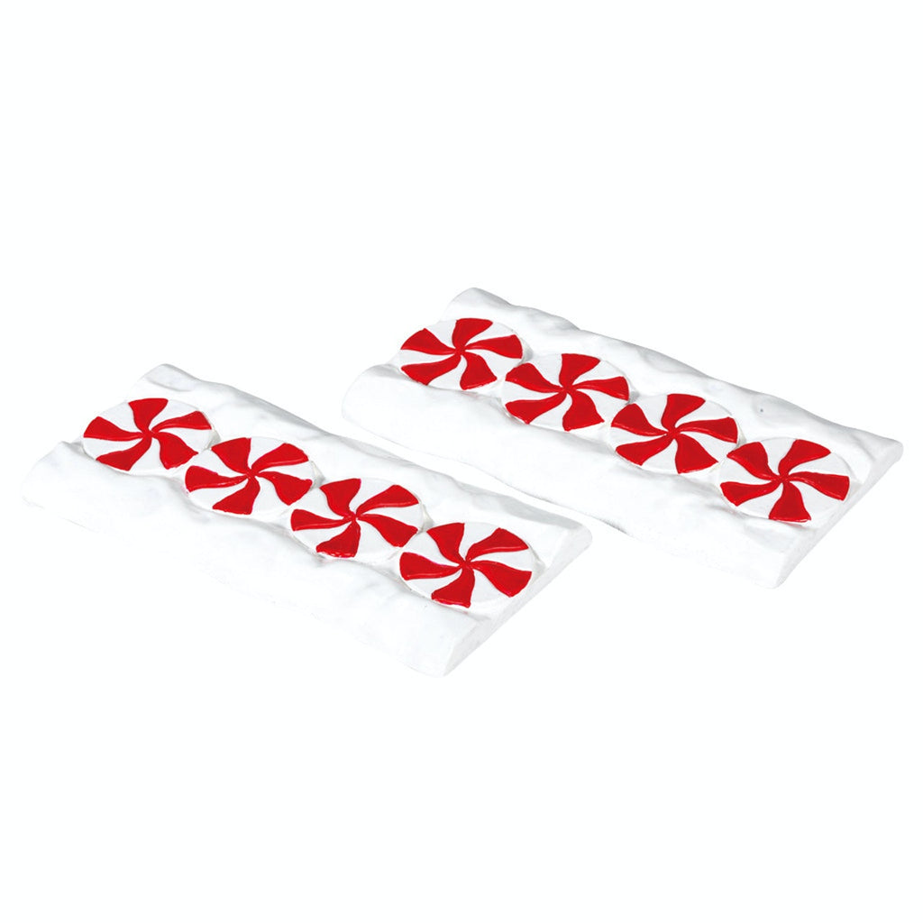 Lemax Accessories <br>  Candy Cane Lane (Straight), Set of 2