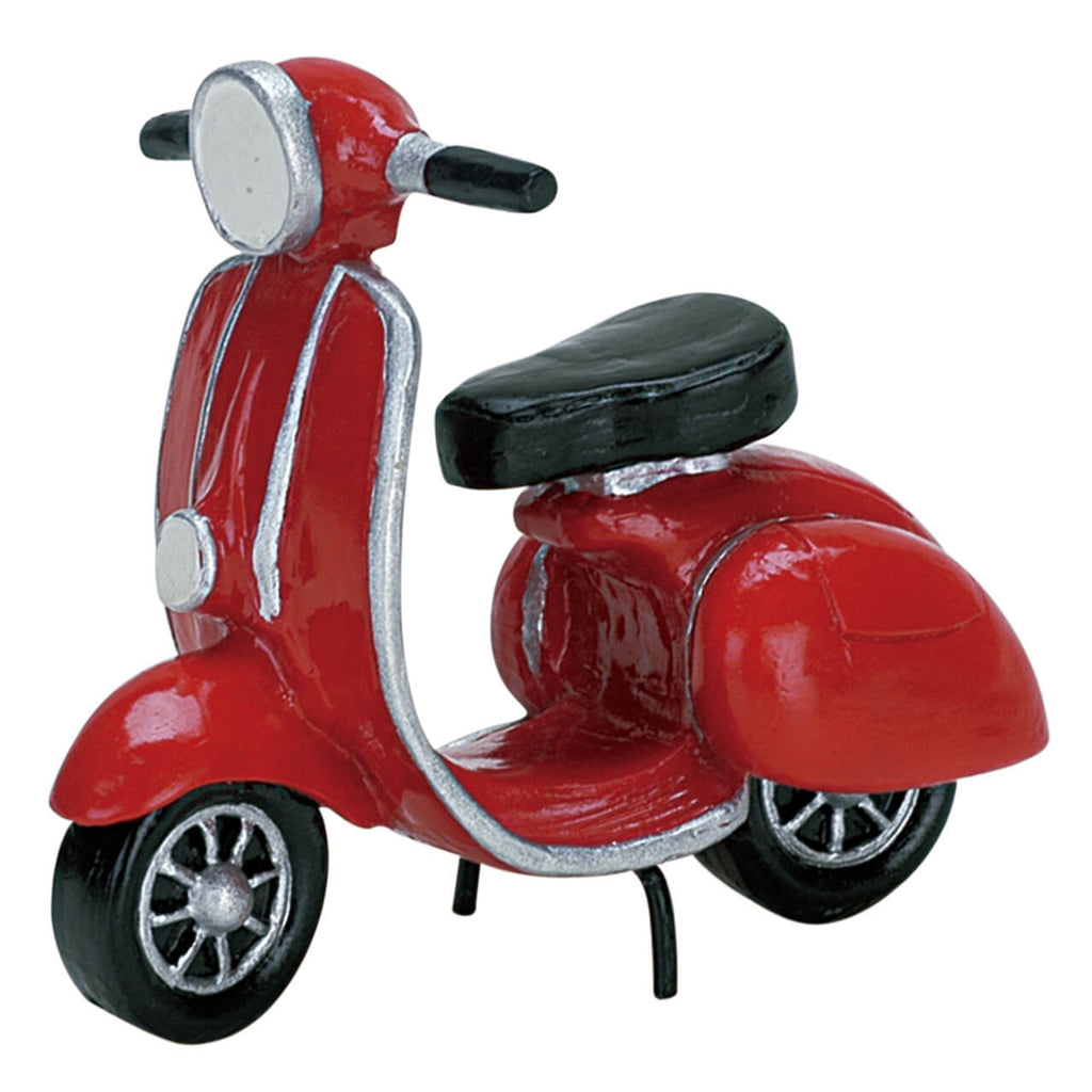 Lemax Accessories <br>  Red Moped