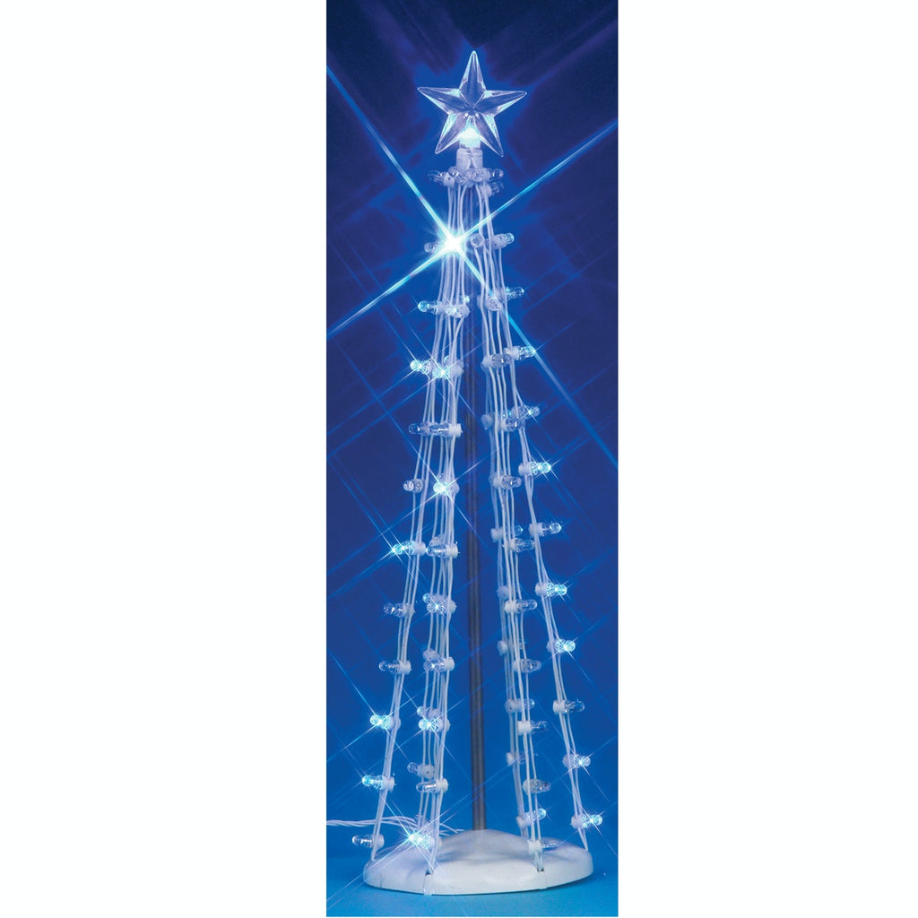 Lemax Accessories <br>  Lighted Silhouette Tree, Blue