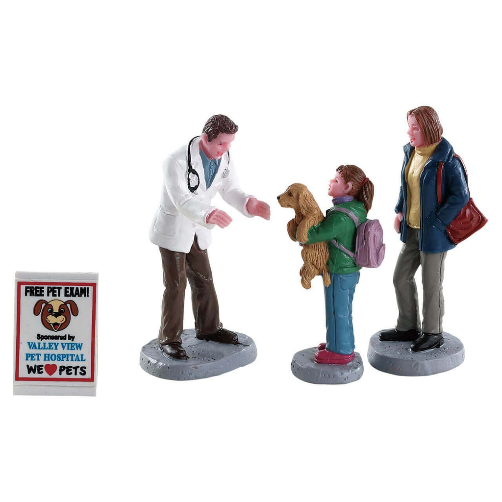 Lemax Figurine <br> Charley the Vet, Set of 4