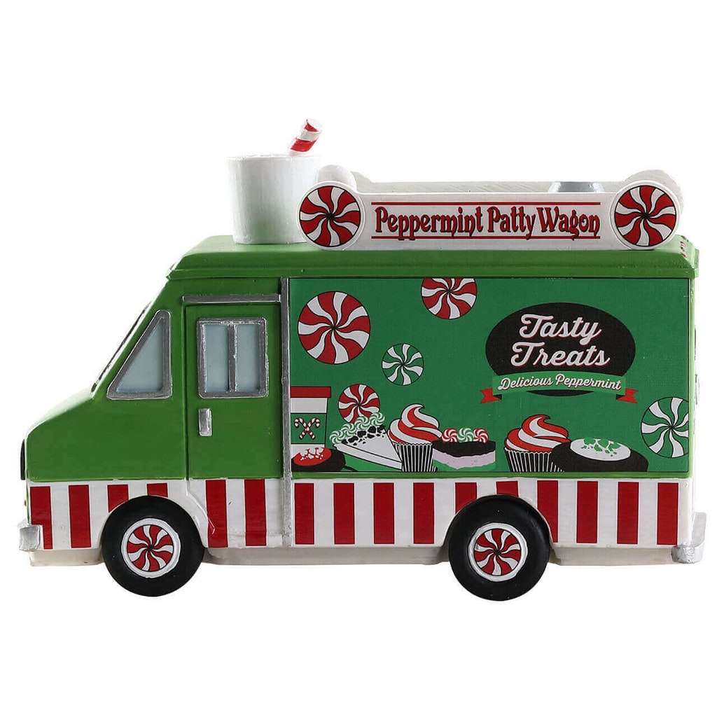 Lemax Table Piece <br> Peppermint Food Truck