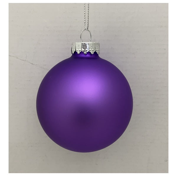Hanging Ornaments <br> Lilac Glass Bauble 80cm