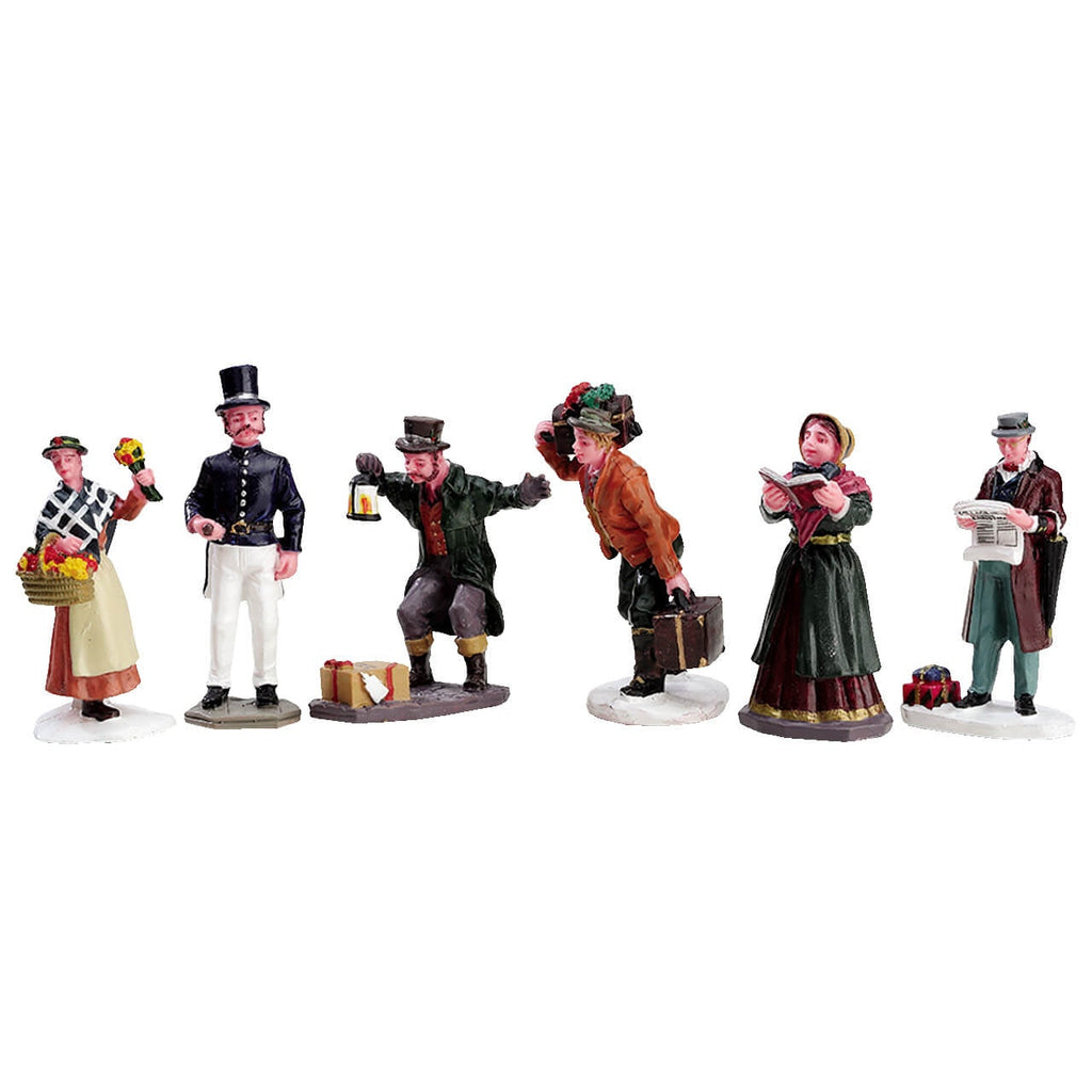 Lemax Figurine <br> Townsfolk Figurines, Set of 6