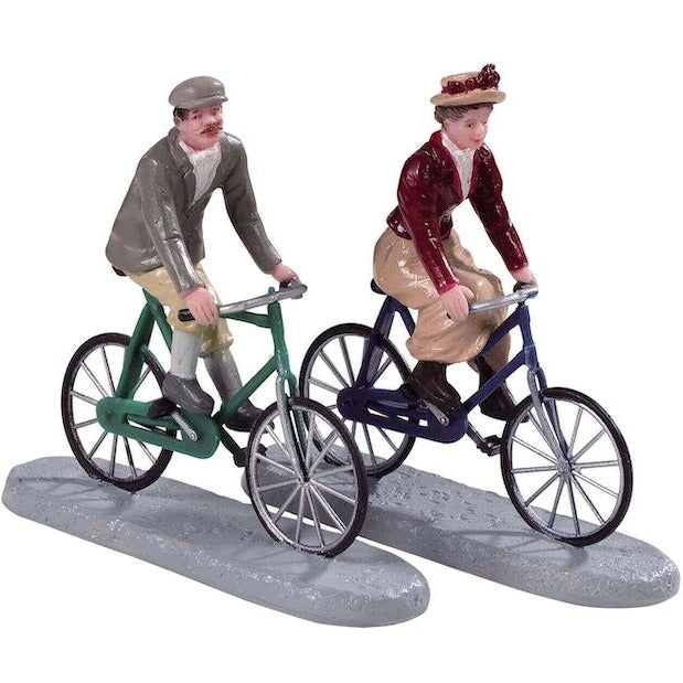 Lemax Figurine <br> Bike Ride Date