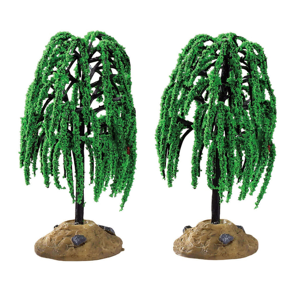 Lemax Trees <br> Spring Willow Tree <br> Set of 2