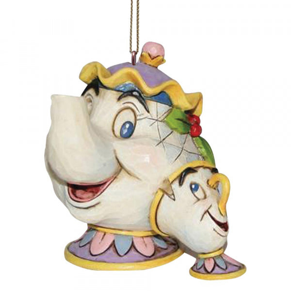 SALE <br> Disney Traditions <br>Hanging Ornament <br>Mrs Potts and Chip