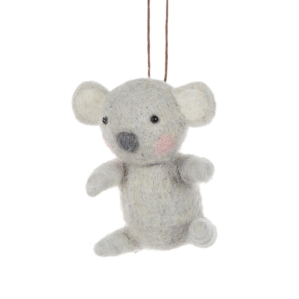 Hanging Ornament <br> Wool Koala