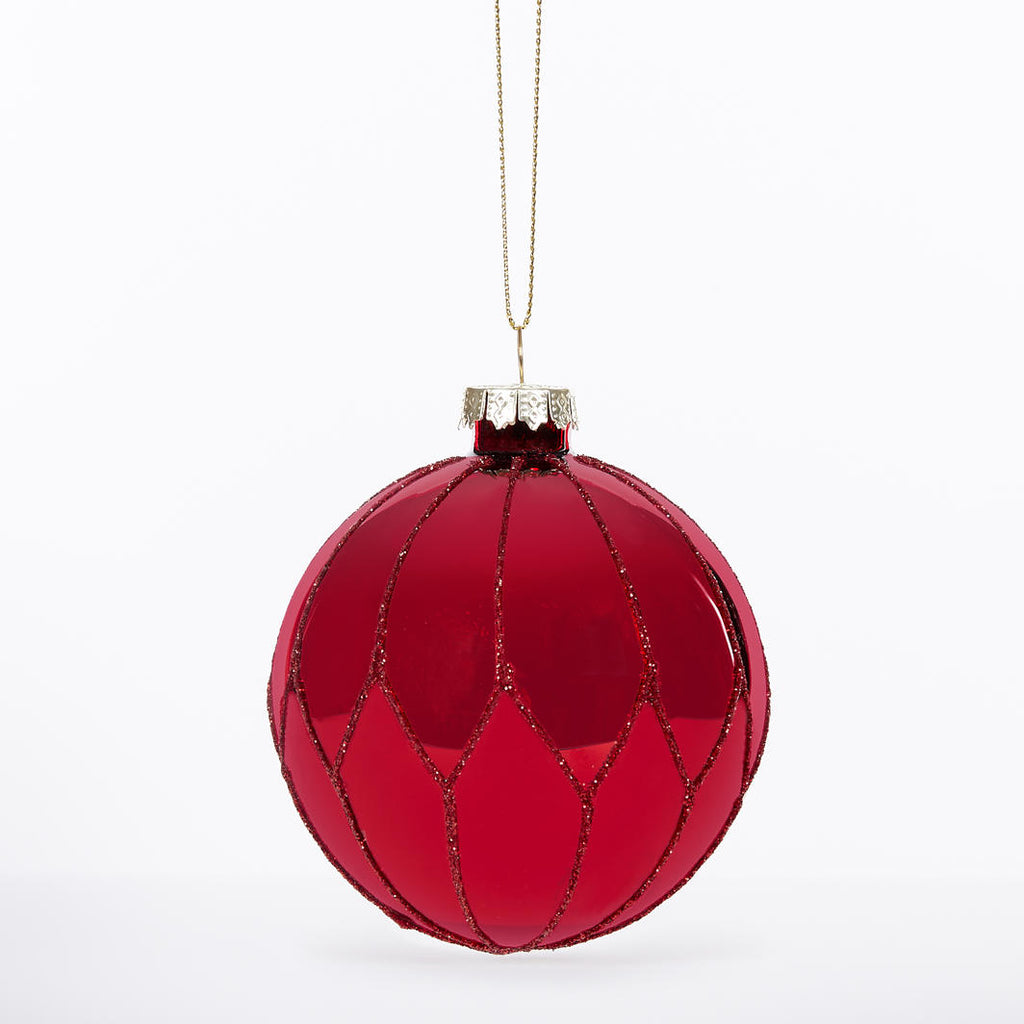 Hanging Ornament - Red Cathedral Bauble