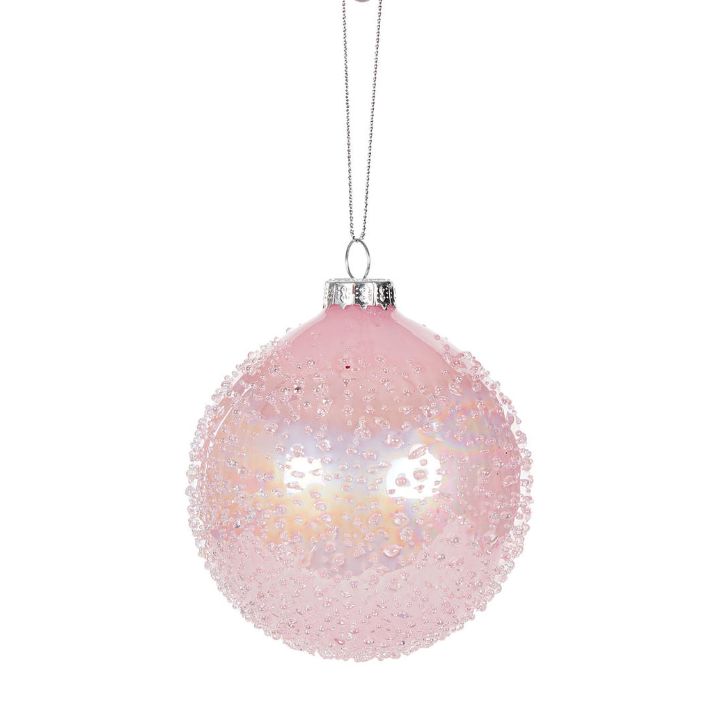 Hanging Ornament - Pink Bubbles Bauble