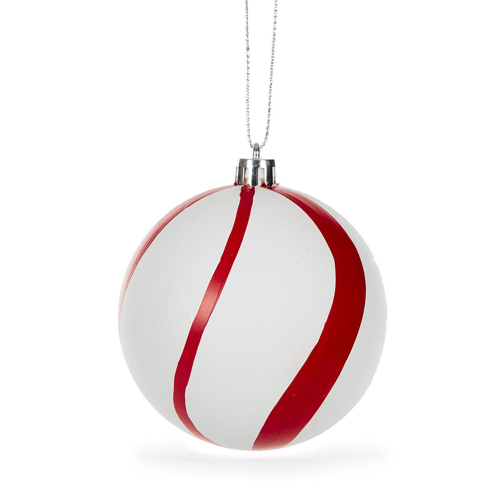 Hanging Ornament <br> Peppermint Swirl Bauble