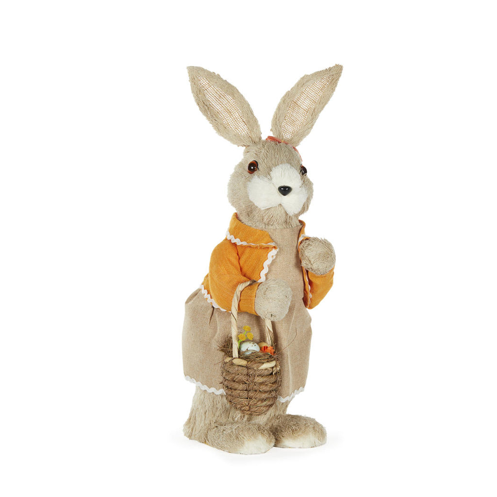 SALE - 30% OFF <br> Easter Rabbit <br> Clementine Rabbit With Basket (50cm)