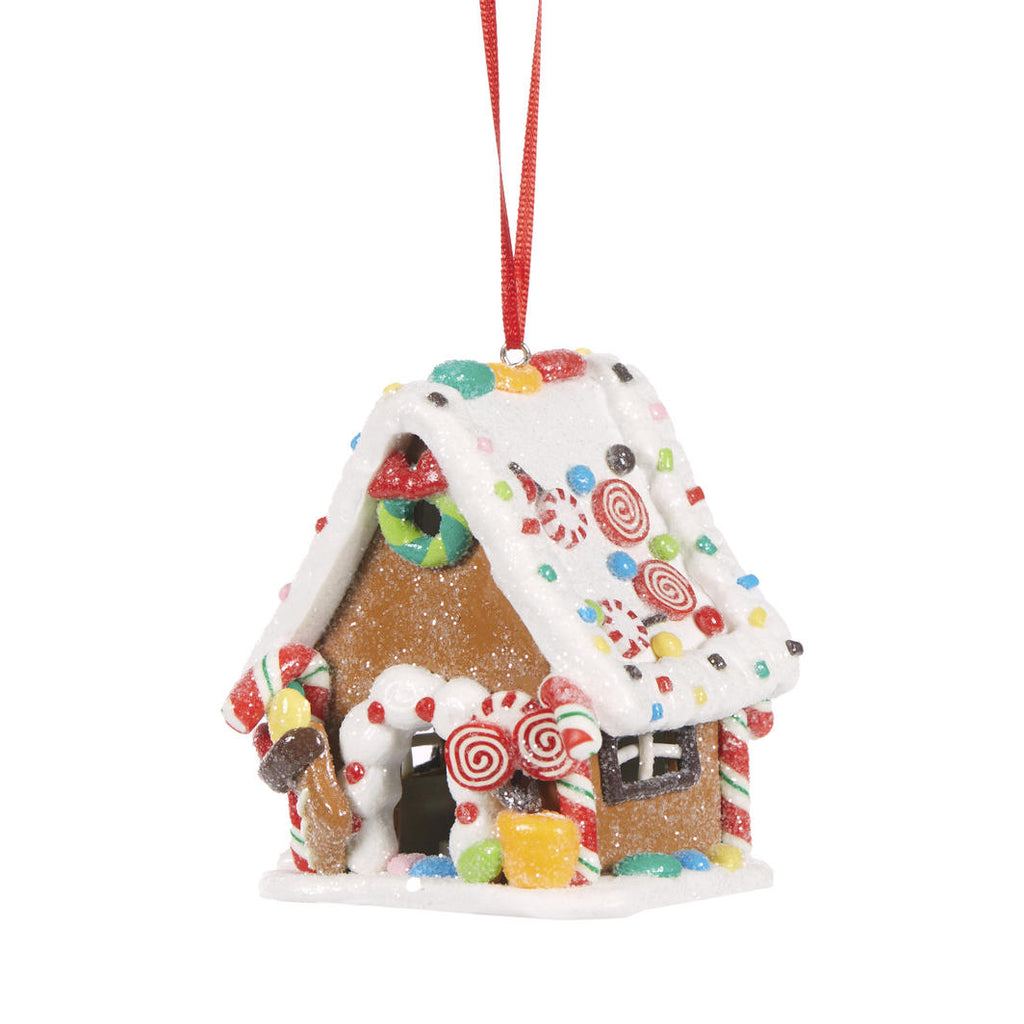 Hanging Ornament - LED Party Mix Candy House Hanging
