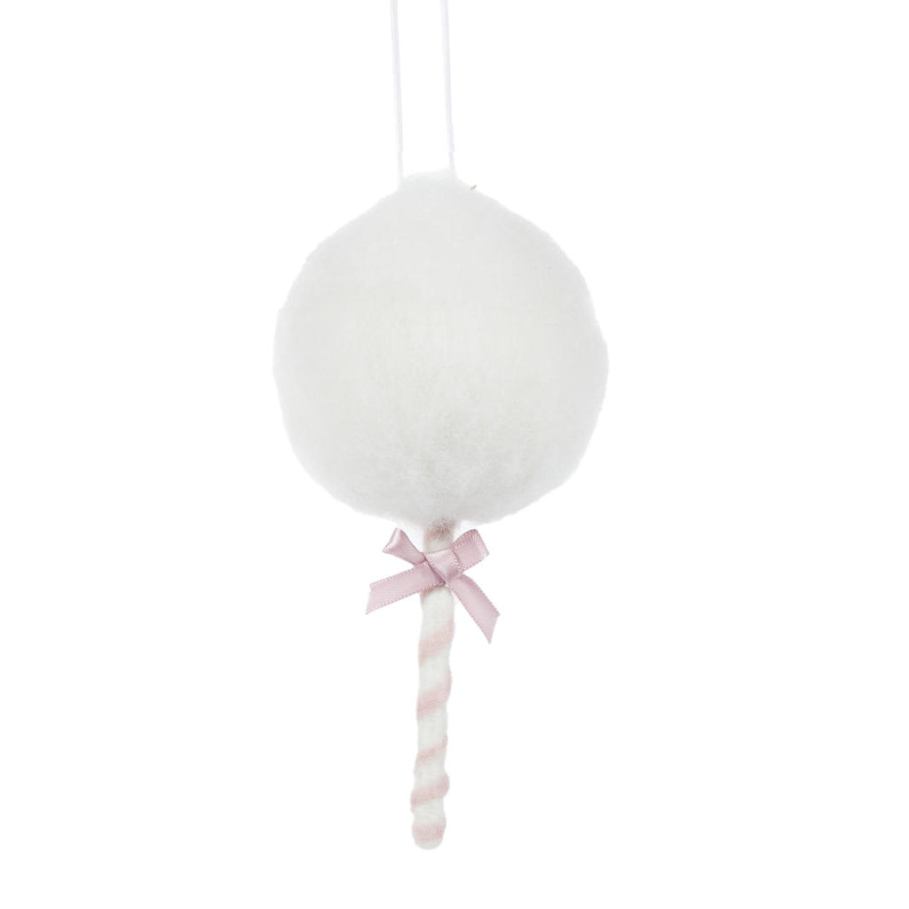 Hanging Ornaments - Wool White Fairy Floss