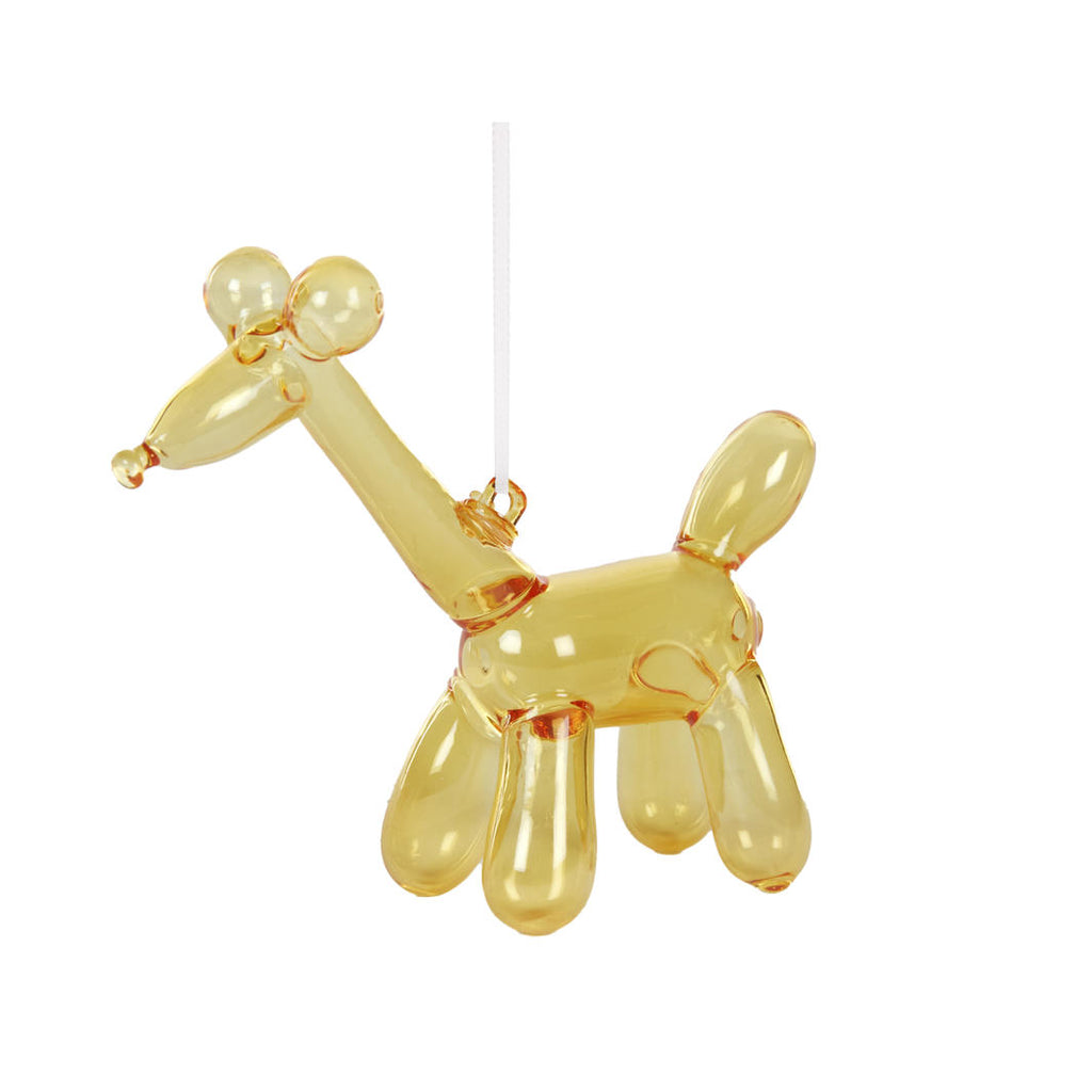 Hanging Ornaments - Yellow Giraffe Balloon Animal Hanging