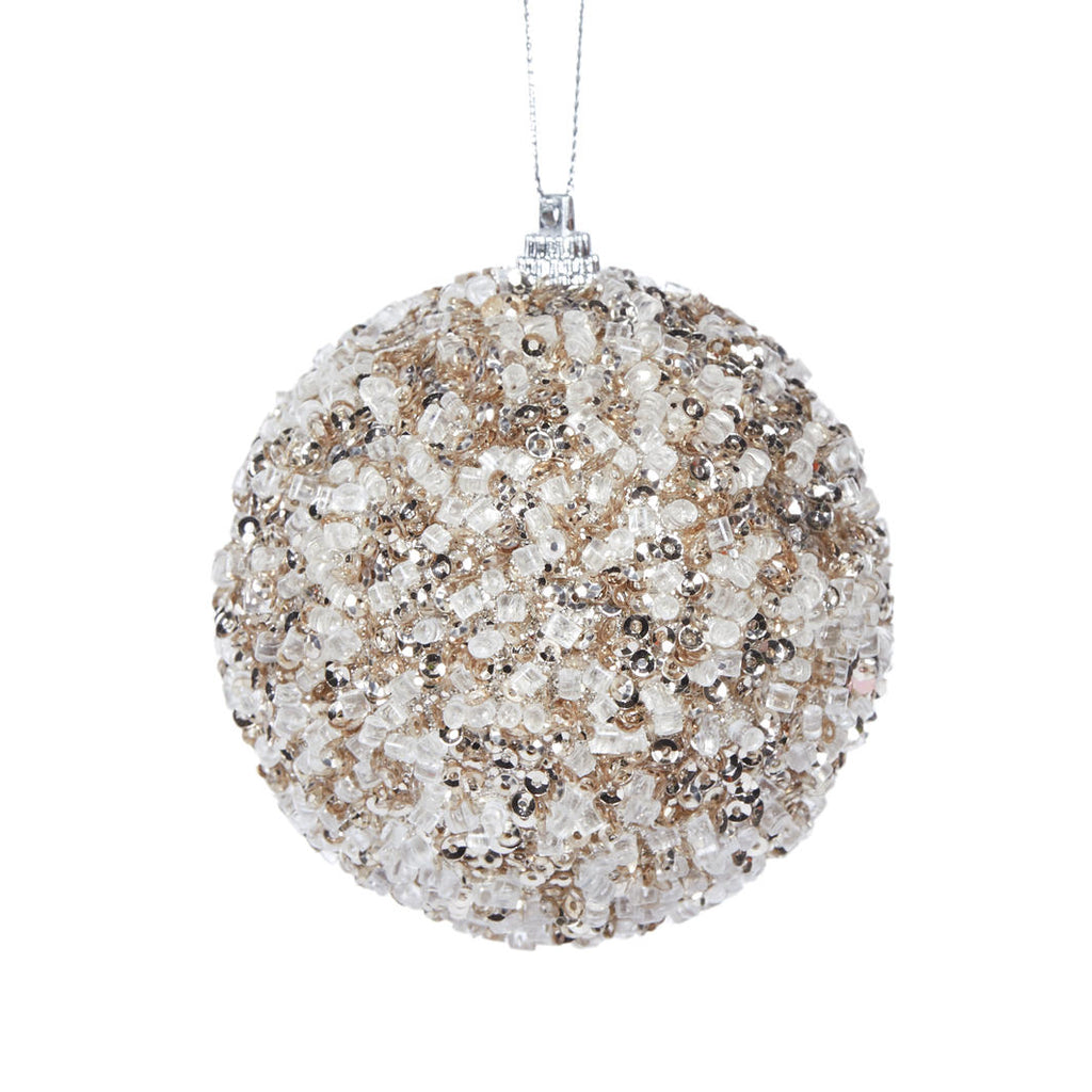 Hanging Ornaments - Champagne Crystals Bauble