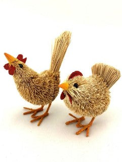 Bristlebrush Designs <br> Hen and Rooster