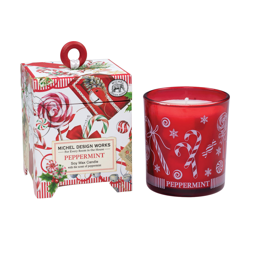 Michel Design Works <br> Soy Wax Candle <br> Peppermint