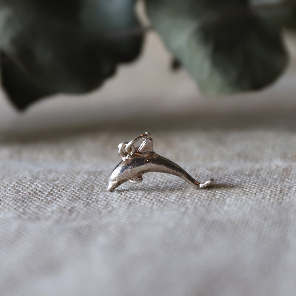 Sterling Silver Charm <br> Dolphin