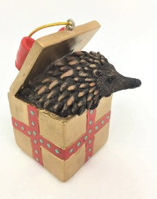 Bristlebrush Designs <br> Echidna Christmas Tree Ornament (In A Box)