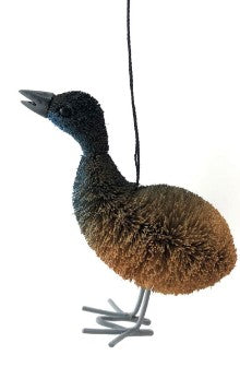 Bristlebrush Designs <br> Hanging Ornament <br> Emu I