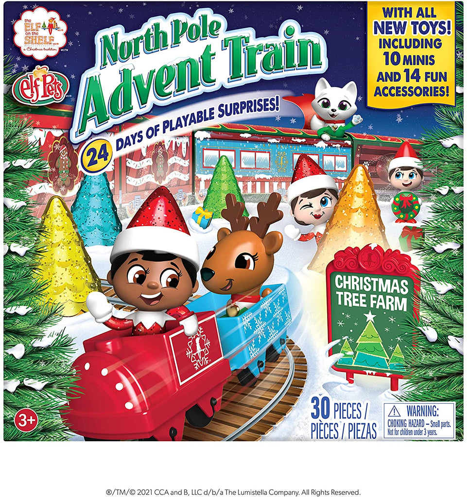 SALE - 30% OFF <br> The Elf on the Shelf <br> North Pole Advent Train (Series 2)