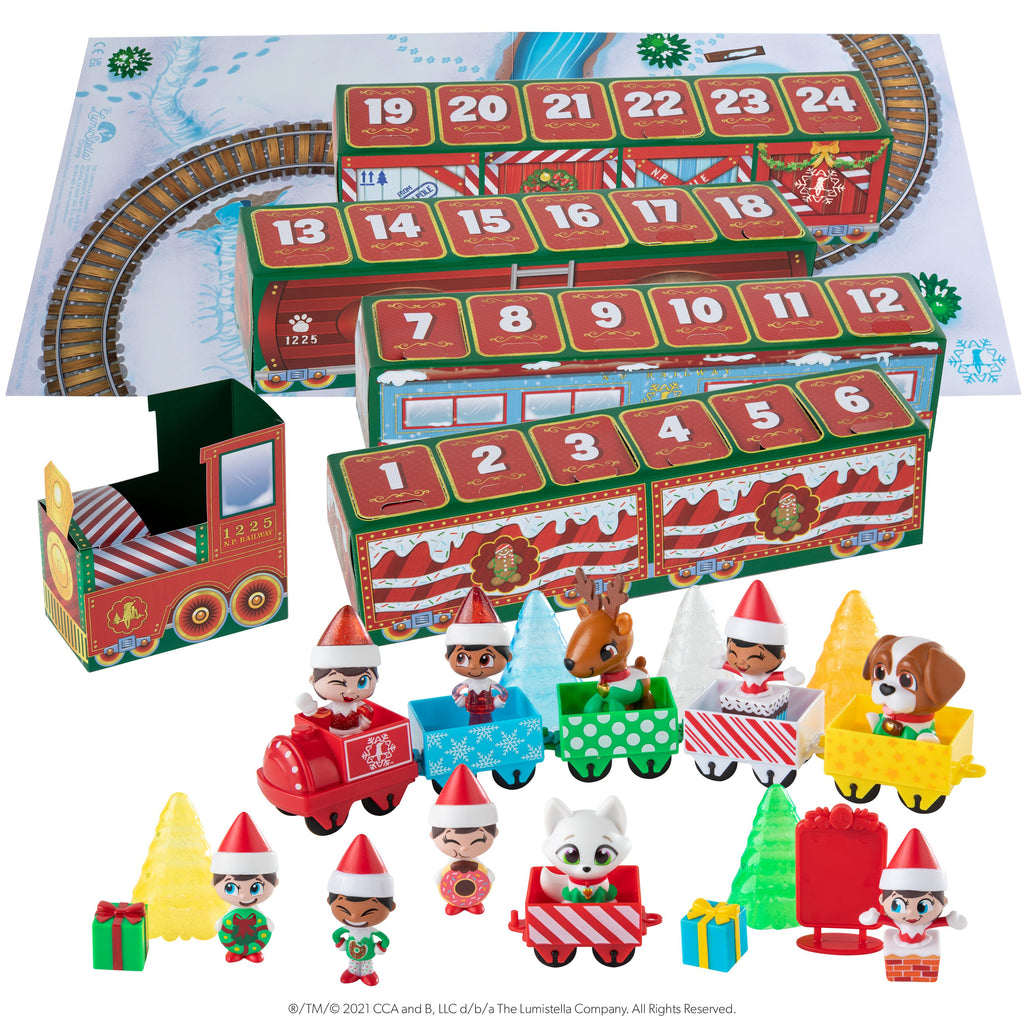 SALE - 30% OFF <br> The Elf on the Shelf <br> North Pole Advent Train (Series 2)