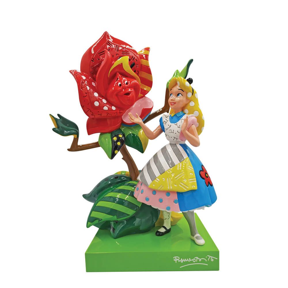 Disney Britto <br> Alice Figurine - 70th Anniversary <br> (Large)