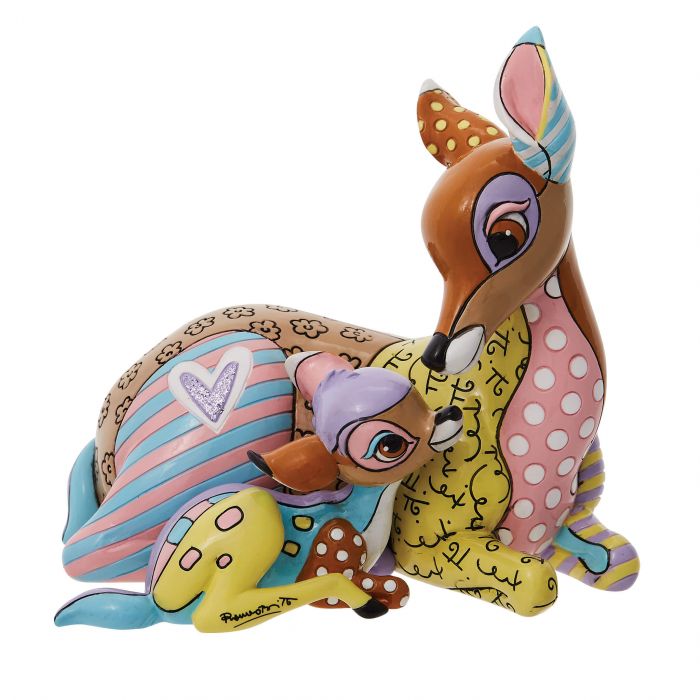 Disney Britto <br> Bambi & Mother Figurine <br> (Large)