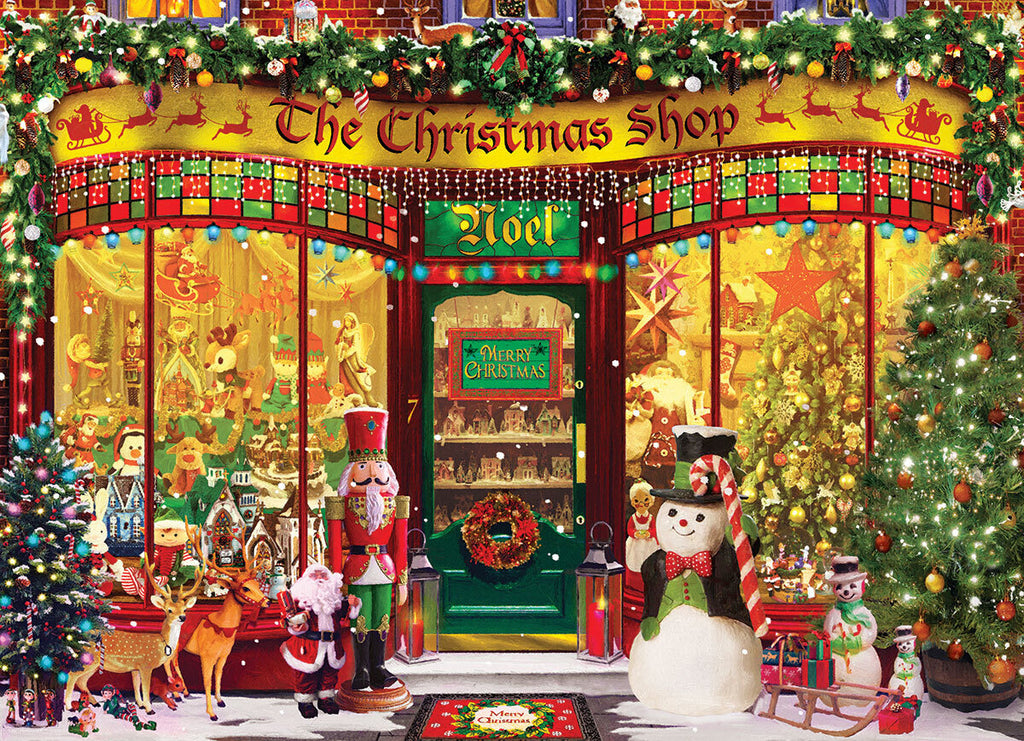 EuroGraphics <br> The Christmas Shop <br> 1000 Piece Puzzle