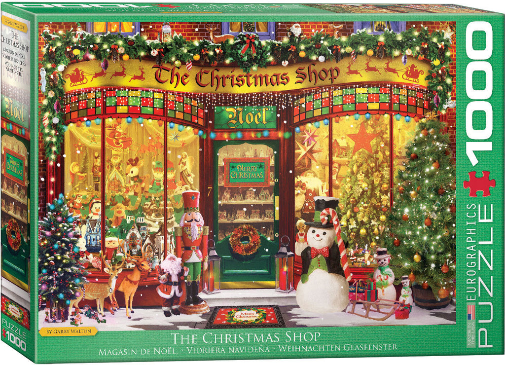 EuroGraphics <br> The Christmas Shop <br> 1000 Piece Puzzle