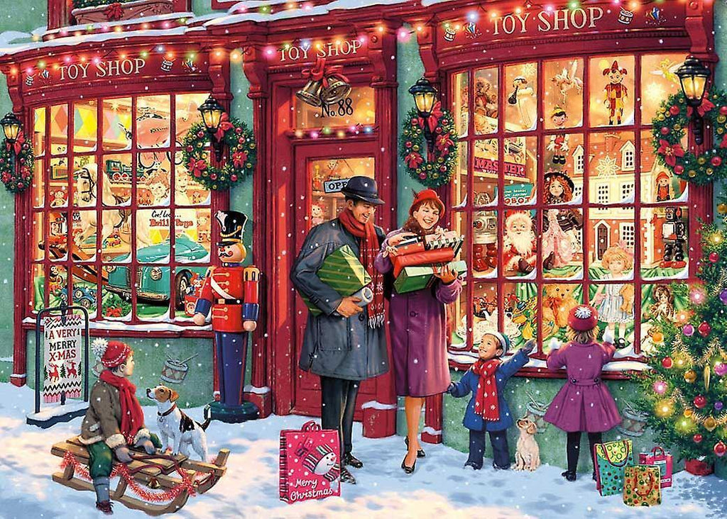 Gibsons <br> Christmas Toy Shop <br> 2000 Piece Puzzle