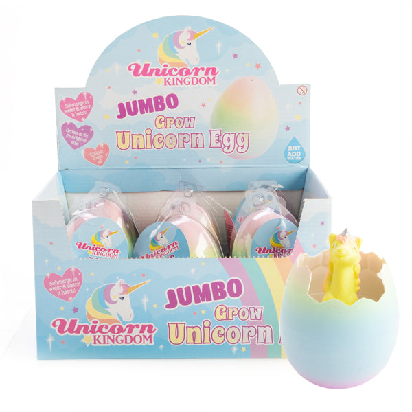 Easter - Hatching Eggs <br> Growing Unicorn Egg (Jumbo)
