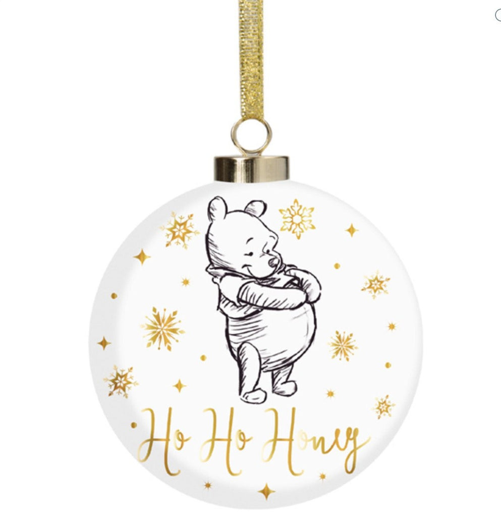 Disney Christmas <br> Collectible Christmas Ceramic Bauble <br> Winnie The Pooh