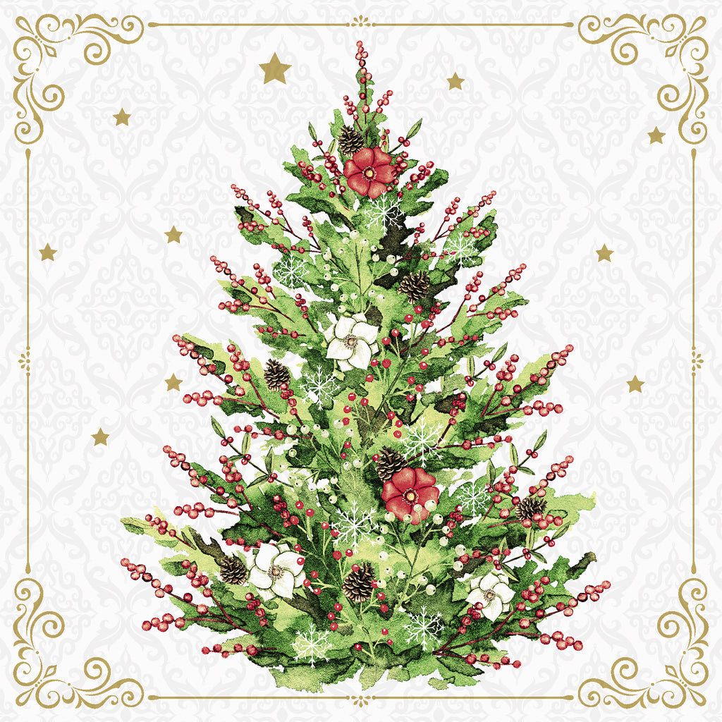 Luncheon Napkin - Christmas Tree <br> (Pack of 20)