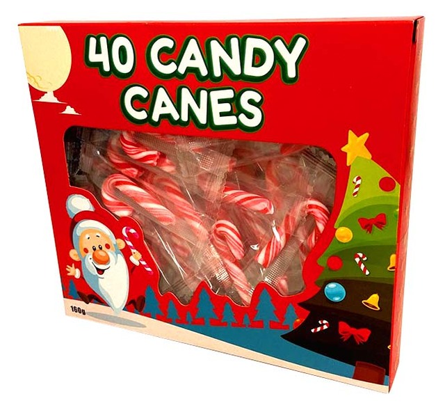 Mini Candy Canes (40 x 4g canes)