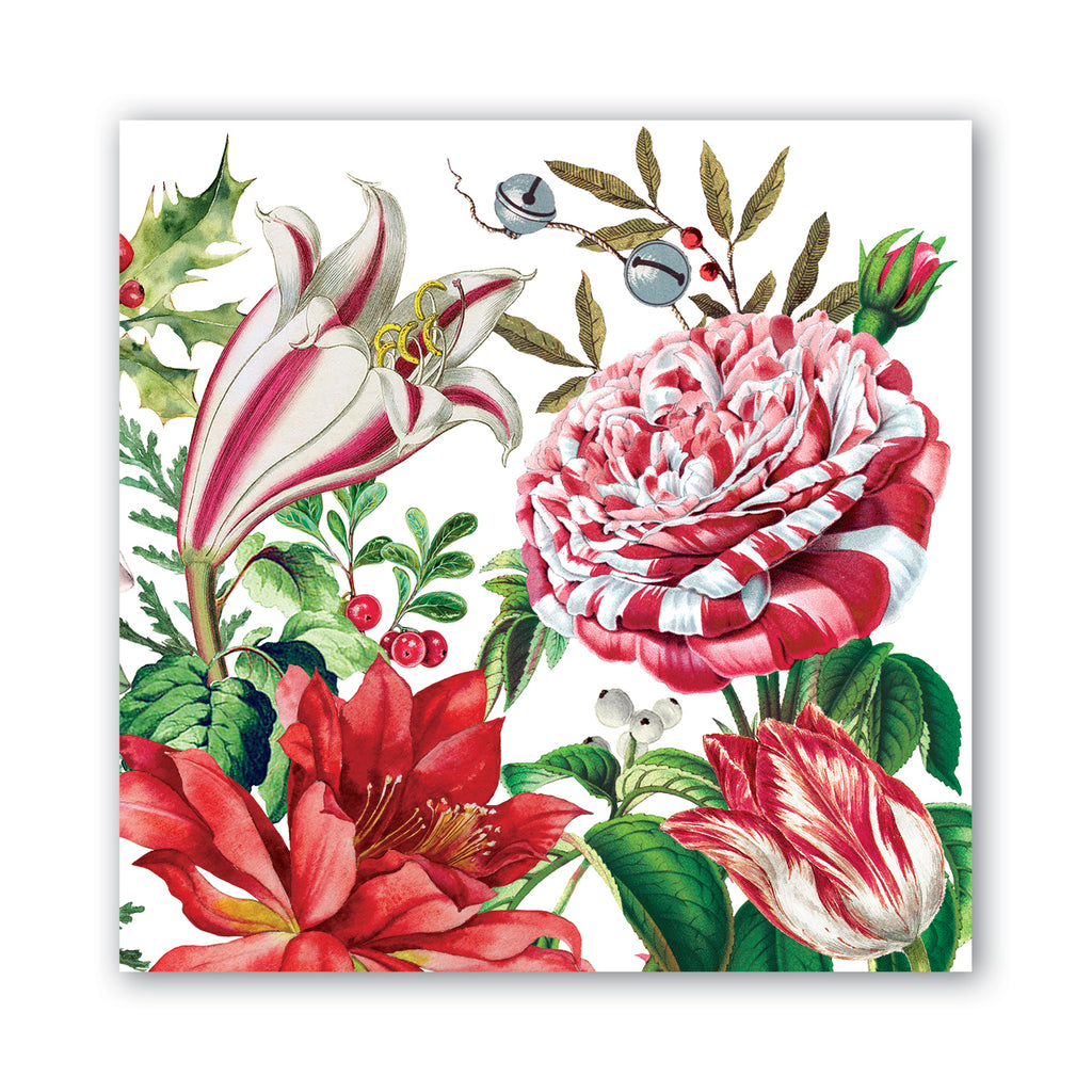 Luncheon Napkin - Christmas Bouquet <br> (Pack of 20)