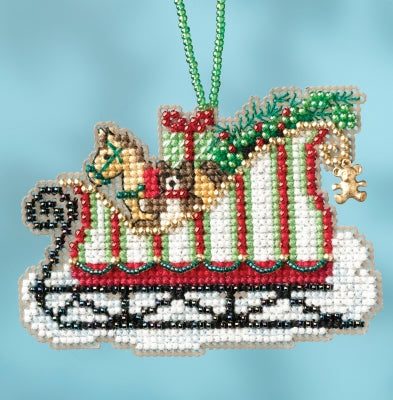 Mill Hill <br>Hanging Ornament <br> Toyland Sleigh