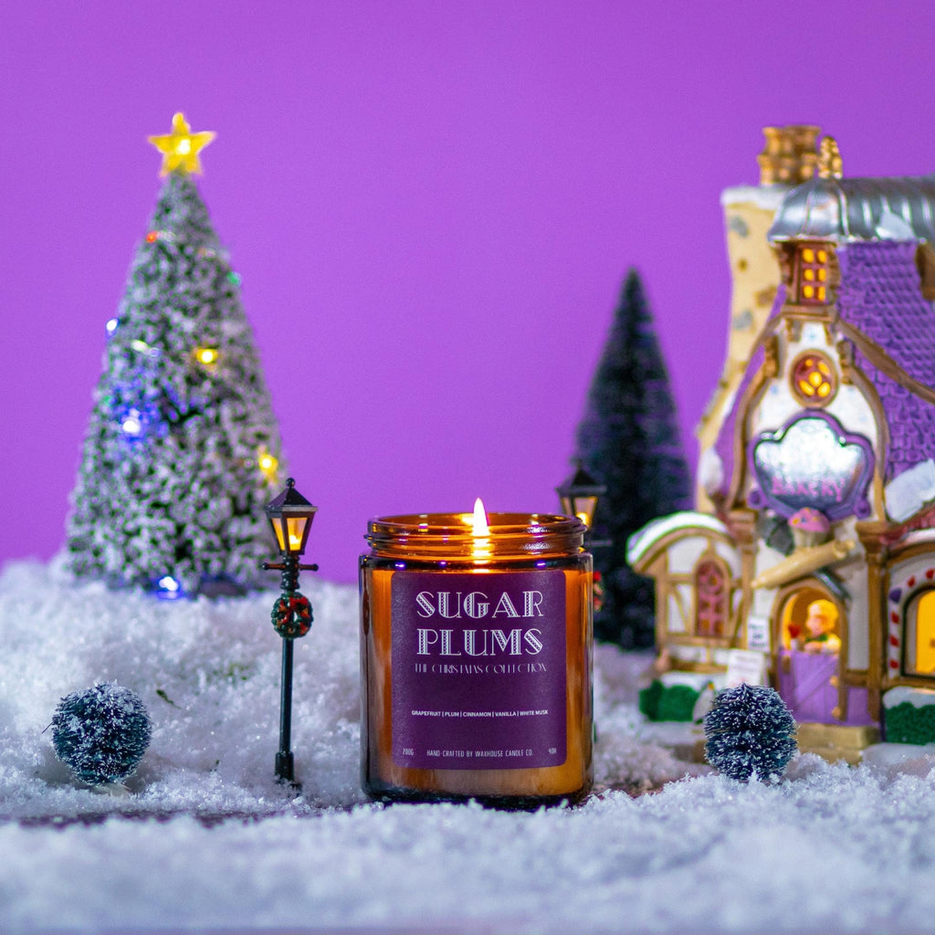 Waxhouse <br> The Christmas Collection <br> Sugar Plums Candle