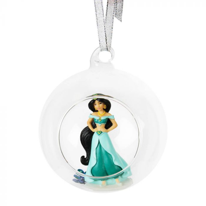 Princess Christmas <br> Jasmine 3D Glass Bauble