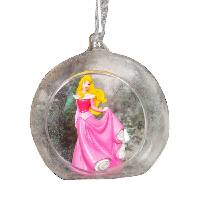 Princess Christmas <br> Sleeping Beauty 3D Glass Bauble