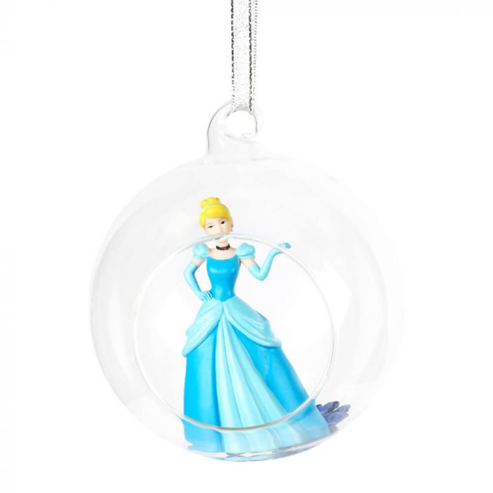 Princess Christmas <br> Cinderella 3D Glass Bauble