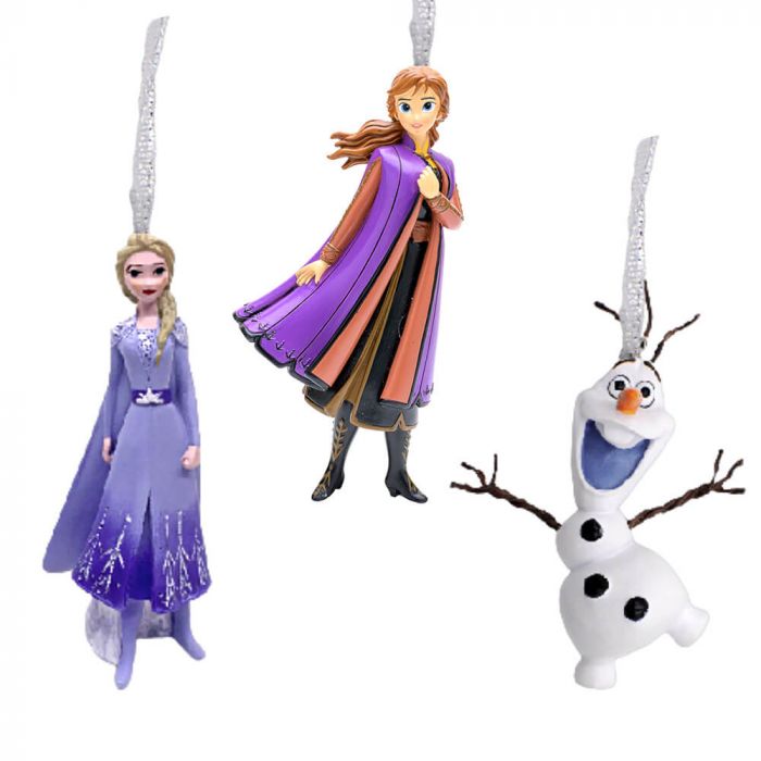 Disney Christmas <br> Hanging Ornament <br> Frozen Set of 3
