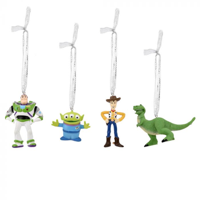 Disney Christmas <br> Hanging Ornament <br> Toy Story Set of 4