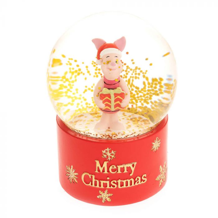 Winnie the Pooh Christmas <br> Piglet Merry Christmas Snow Globe