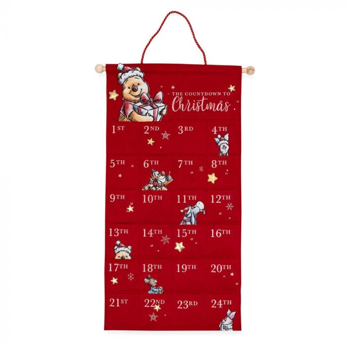 SALE - 30% OFF <br> Disney Christmas <br> Fabric Advent Calendar <br> Winnie the Pooh Christmas