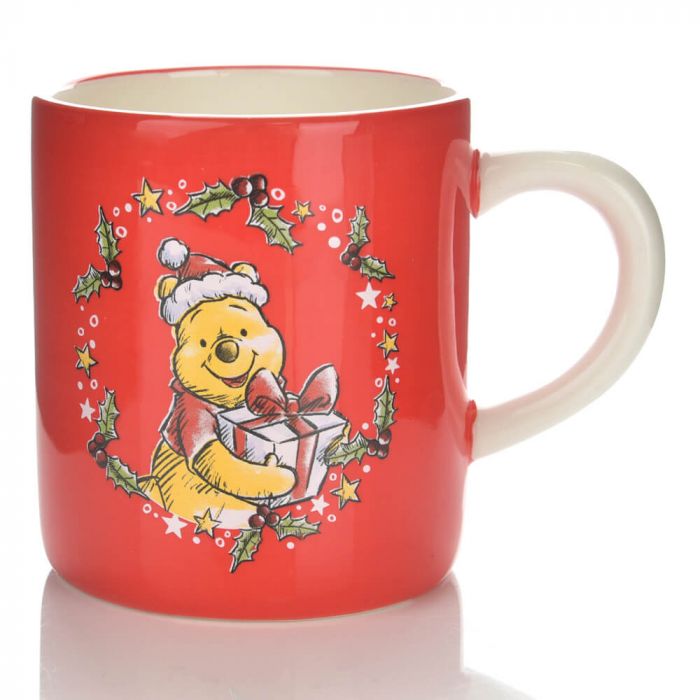 Winnie the Pooh Christmas <br> Ceramic 4PC Dinner Set