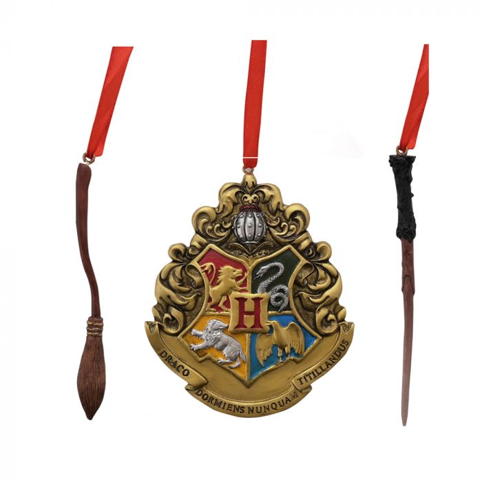 Harry Potter Christmas <br> Tree Decorations (Set of 3)
