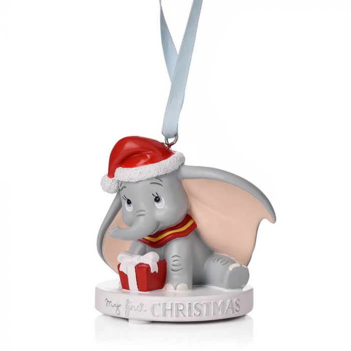 Disney Christmas <br> Dumbo Hanging Decoration 'My First Christmas'